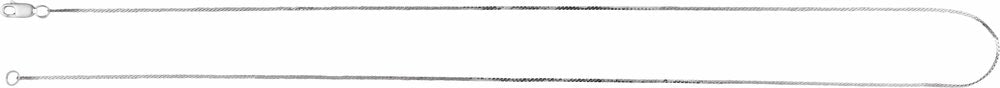 Sterling Silver .9 mm Serpentine 24" Chain