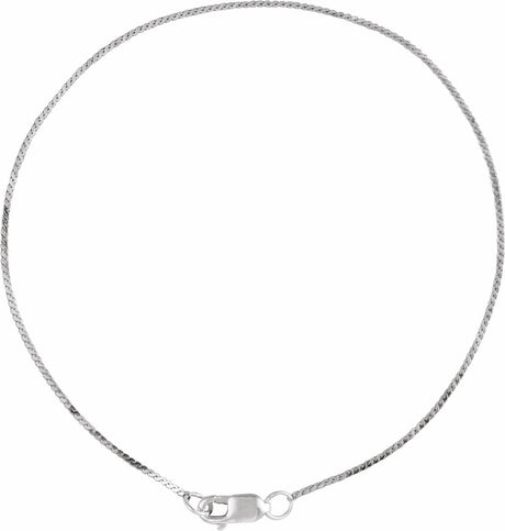 Sterling Silver .9 mm Serpentine 7" Chain