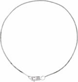 Sterling Silver .9 mm Serpentine 7" Chain