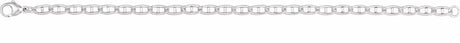 Sterling Silver 3.8 mm Anchor 7" Chain