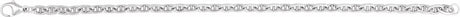 Sterling Silver 4.5 mm Curbed Anchor 7" Chain