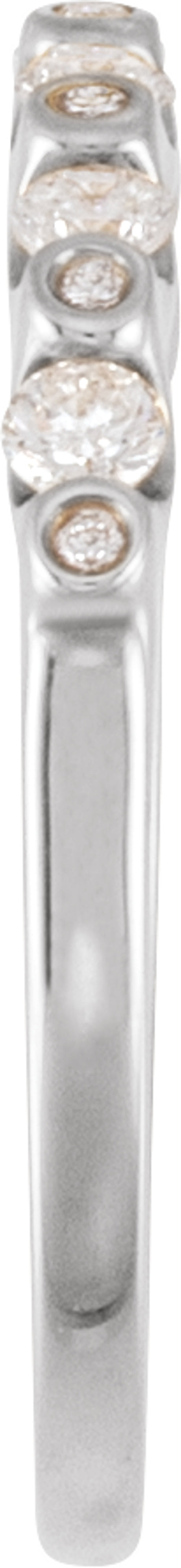 14K White Gold 1/3 CTW Natural Diamond Anniversary Band