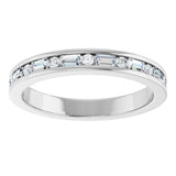 14K White Gold 1/3 CTW Natural Diamond Anniversary Band