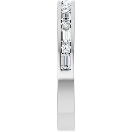 14K White Gold 1/3 CTW Lab-Grown  Diamond Anniversary Band