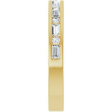 14K Yellow Gold 1/3 CTW Lab-Grown  Diamond Anniversary Band