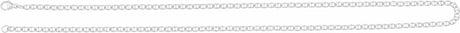 Sterling Silver 2.6 mm Anchor 16" Chain