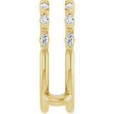 14K Yellow Gold 1/2 CTW Natural Diamond Ring Guard