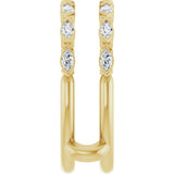 14K Yellow Gold 1/2 CTW Natural Diamond Ring Guard