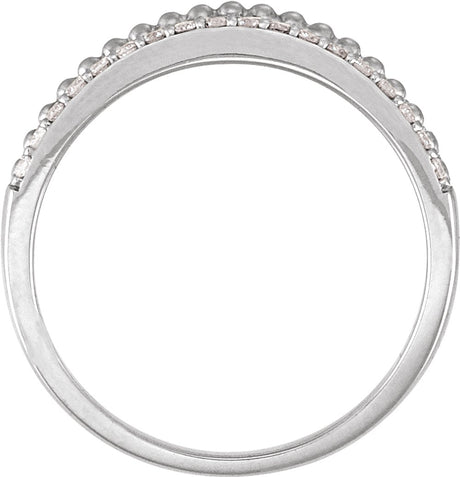 14K White Gold 1/3 CTW Lab-Grown Diamond Anniversary Band