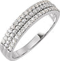 14K White Gold 1/3 CTW Lab-Grown Diamond Anniversary Band