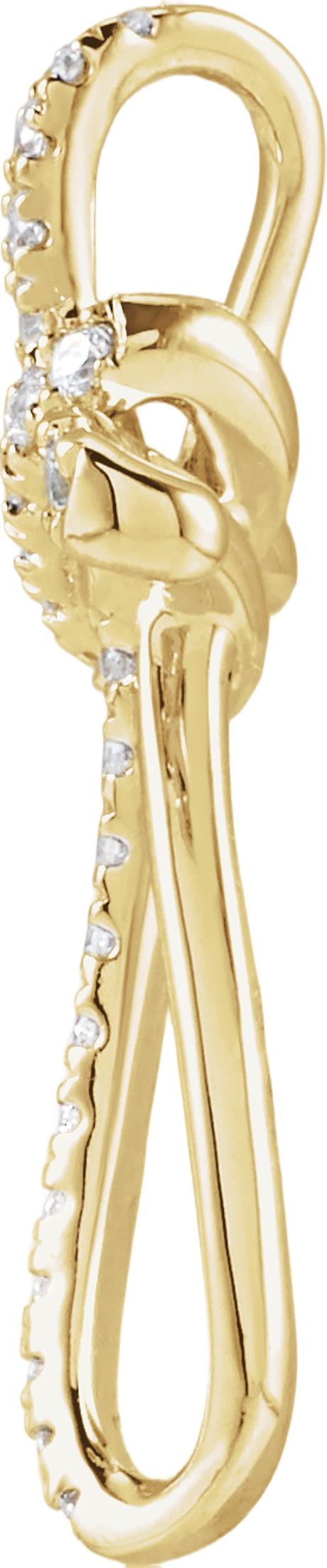14K Yellow Gold 1/5 CTW Natural Diamond Cross Pendant