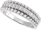 14K White Gold 1/2 CTW Lab-Grown Diamond Anniversary Band