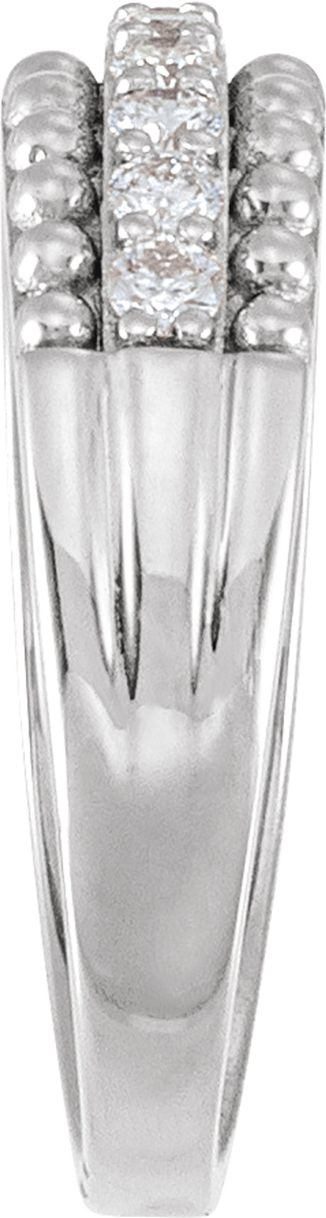 14K White Gold 1/2 CTW Lab-Grown Diamond Anniversary Band