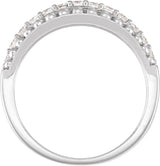 14K White Gold 1/2 CTW Lab-Grown Diamond Anniversary Band