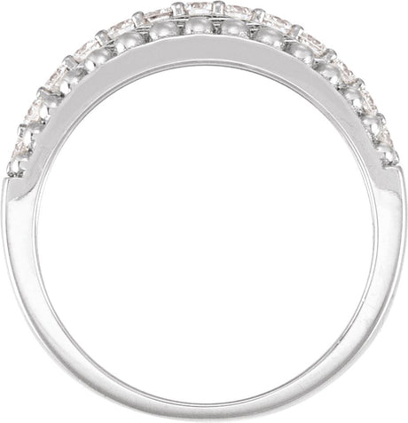 14K White Gold 1/2 CTW Lab-Grown Diamond Anniversary Band