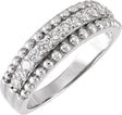 14K White Gold 1/2 CTW Lab-Grown Diamond Anniversary Band