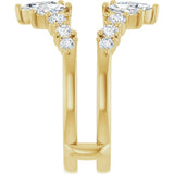 14K Yellow Gold 1 1/2 CTW Lab-Grown Diamond Ring Guard