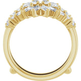 14K Yellow Gold 1 1/2 CTW Lab-Grown Diamond Ring Guard