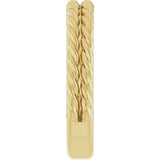 10K Yellow Gold 3.5 mm Double Rope Band 