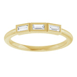 14K Yellow Gold 1/6 CTW Lab-Grown Diamond Anniversary Band