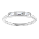 14K White Gold 1/6 CTW Natural Diamond Anniversary Band