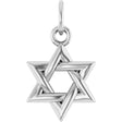 Sterling Silver Star Of David Pendant