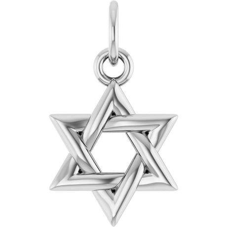 Sterling Silver Star Of David Pendant