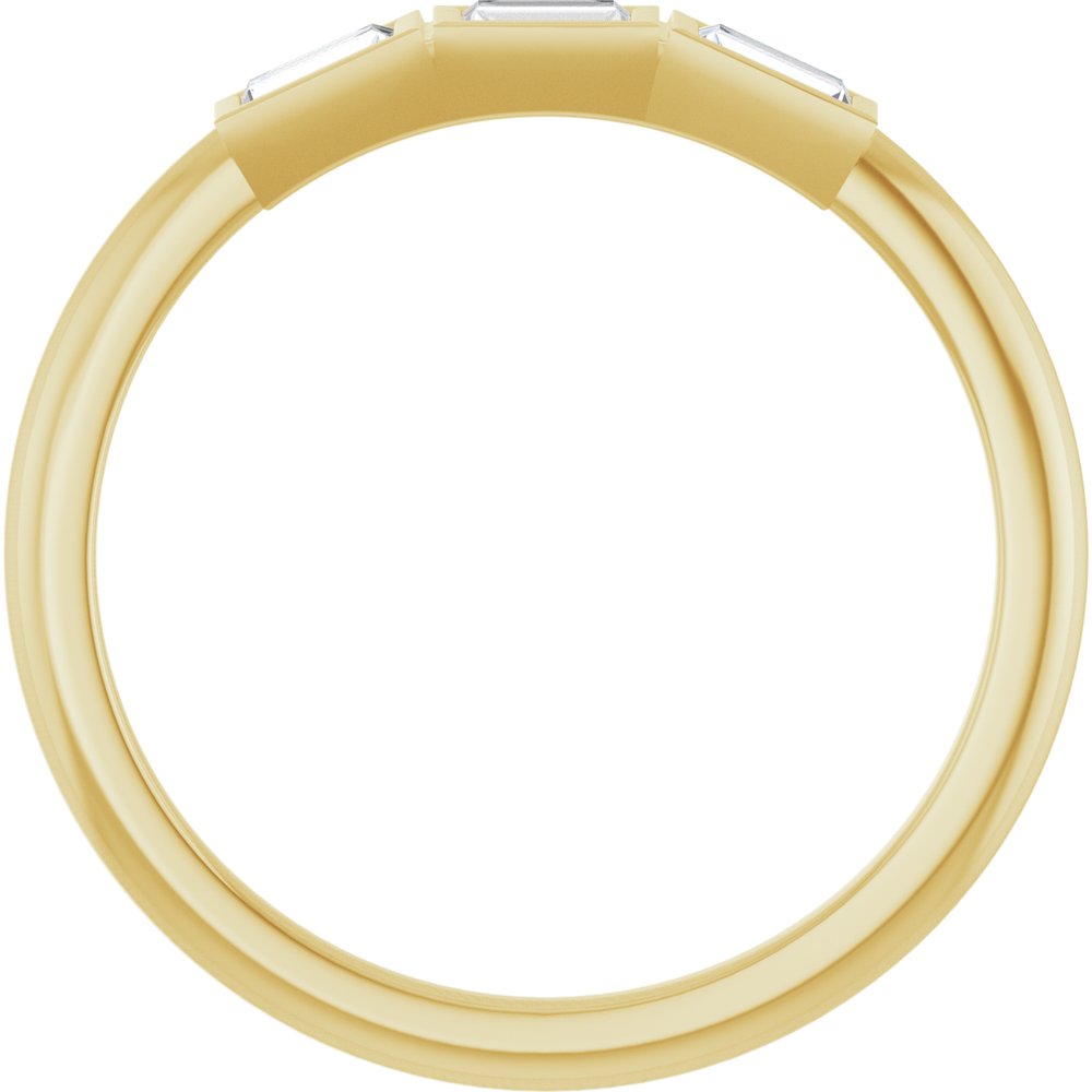 14K Yellow Gold 1/6 CTW Lab-Grown Diamond Anniversary Band
