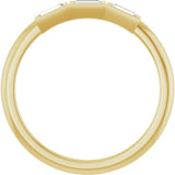 14K Yellow Gold 1/6 CTW Lab-Grown Diamond Anniversary Band