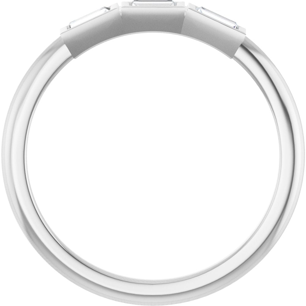 14K White Gold 1/6 CTW Natural Diamond Anniversary Band