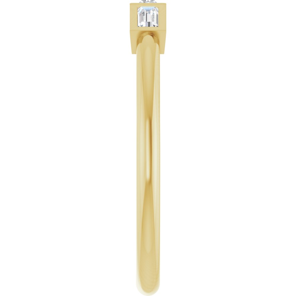 14K Yellow Gold 1/6 CTW Lab-Grown Diamond Anniversary Band