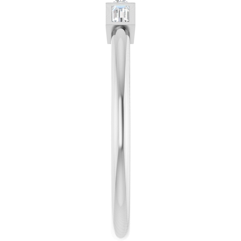 14K White Gold 1/6 CTW Natural Diamond Anniversary Band