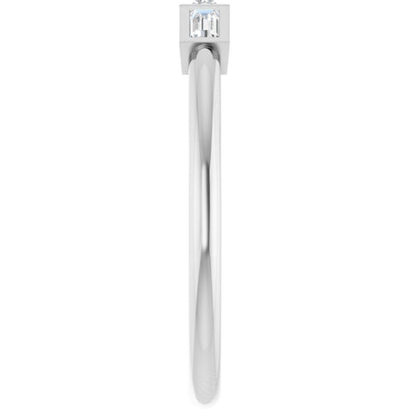 14K White Gold 1/6 CTW Natural Diamond Anniversary Band