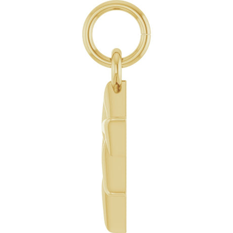 14K Yellow Gold Star Of David Pendant