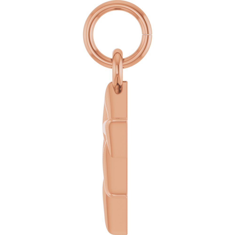 14K Rose Gold Star Of David Pendant