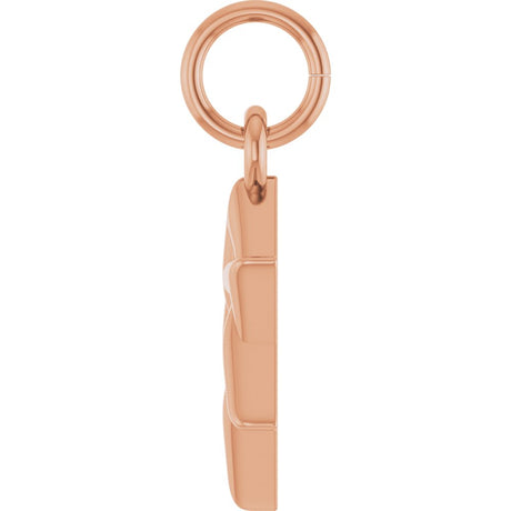 14K Rose Gold Star Of David Pendant