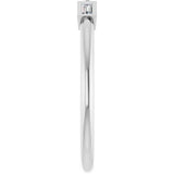 14K White Gold 1/10 CTW Natural Diamond Anniversary Band
