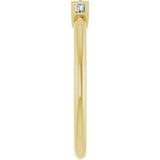 14K Yellow Gold 1/10 CTW Lab-Grown Diamond Anniversary Band
