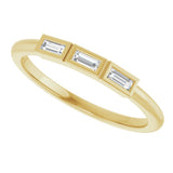 14K Yellow Gold 1/10 CTW Lab-Grown Diamond Anniversary Band