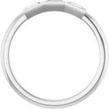 14K White Gold 1/10 CTW Lab-Grown Diamond Anniversary Band