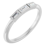 14K White Gold 1/10 CTW Lab-Grown Diamond Anniversary Band