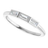 14K White Gold 1/6 CTW Natural Diamond Anniversary Band