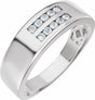 14K White Gold 1/6 CTW Lab-Grown Diamond Band