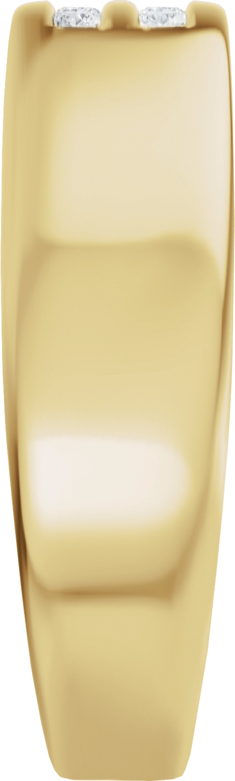 14K Yellow Gold 1/6 CTW Lab-Grown Diamond Band