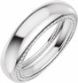 14K White Gold 5/8 CTW Lab-Grown Diamond Band Size 11