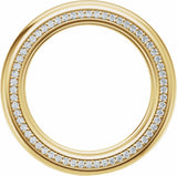 14K Yellow Gold 5/8 CTW Lab-Grown Diamond Band Size 11