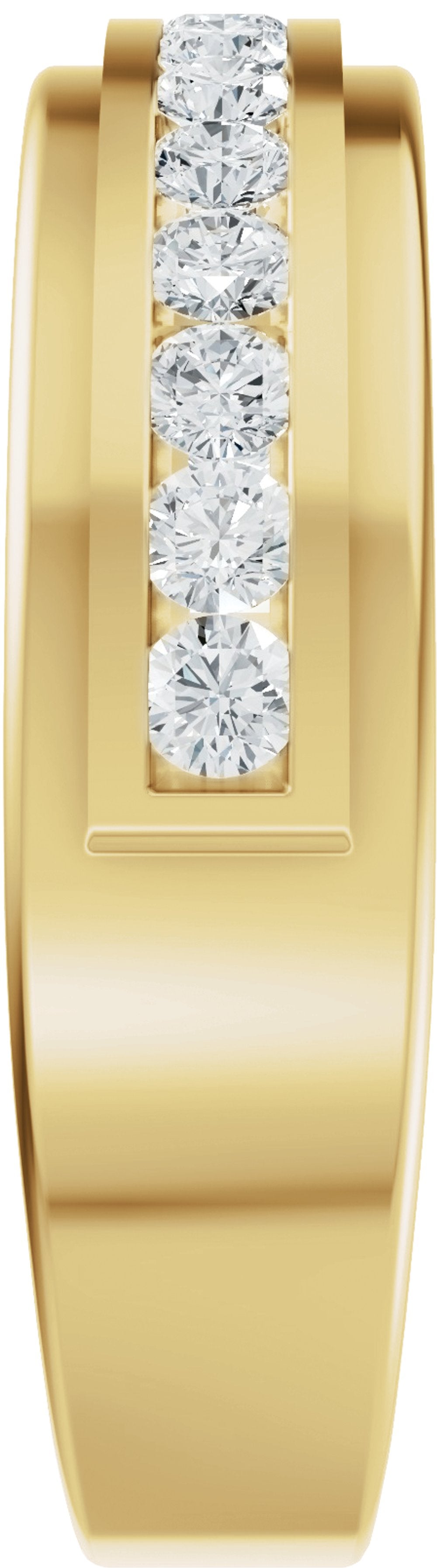 14K Yellow Gold 5/8 CTW Lab-Grown Diamond Band