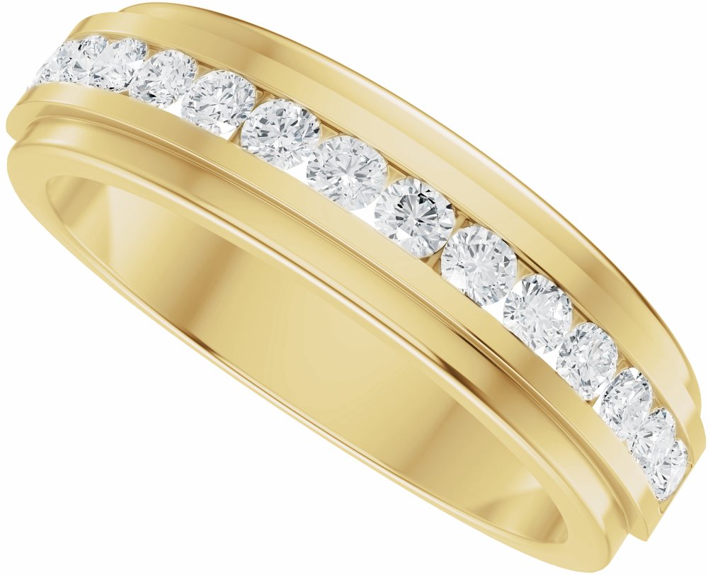 14K Yellow Gold 5/8 CTW Lab-Grown Diamond Band