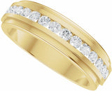14K Yellow Gold 5/8 CTW Lab-Grown Diamond Band