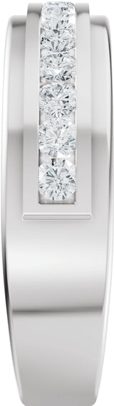 14K White Gold 5/8 CTW Lab-Grown Diamond Band